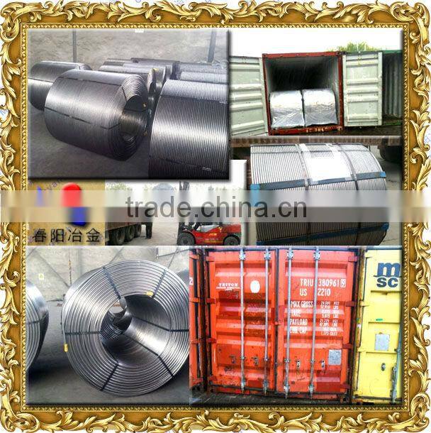 SiCa cored wires /CaSi cored wires / Metal products supplier in China