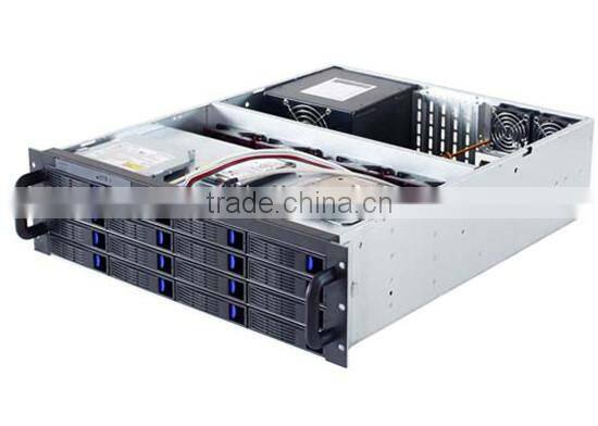 ED316H55 3U 16bay DVR Computer SATA/MINI SAS Storage Server Case with lock