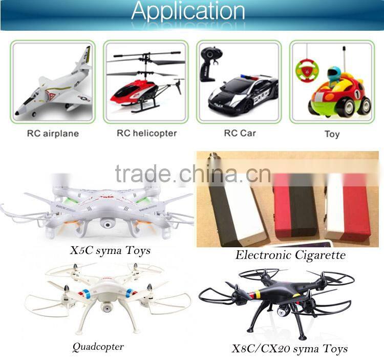 Protection Fuctions 3.7v 500mah lithium battery pack