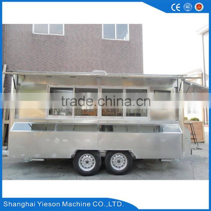 YS-FV450A mobile coffee shop food cart umbrella