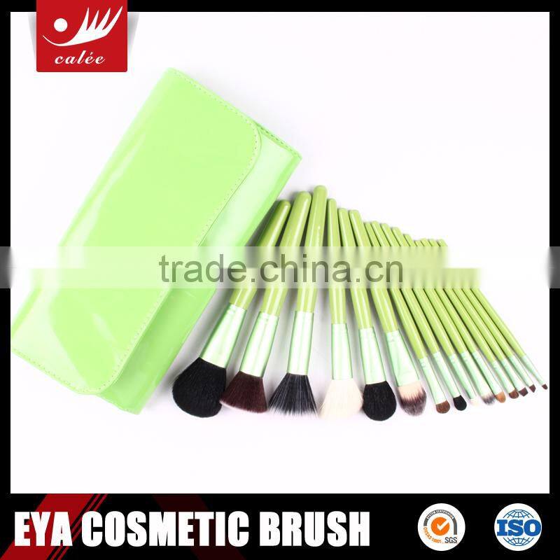 Best seller 15pcs top real hair cosmetic brush