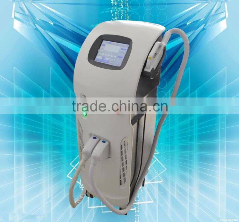 CE With Two Handles ipl rf elight shr beauty machine