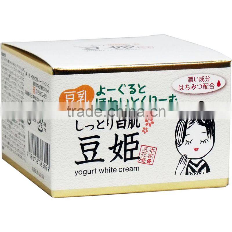 MAMEHIME Yogurt Soy Isoflavone and Honey Whitening and Moisturizing Cream 90g