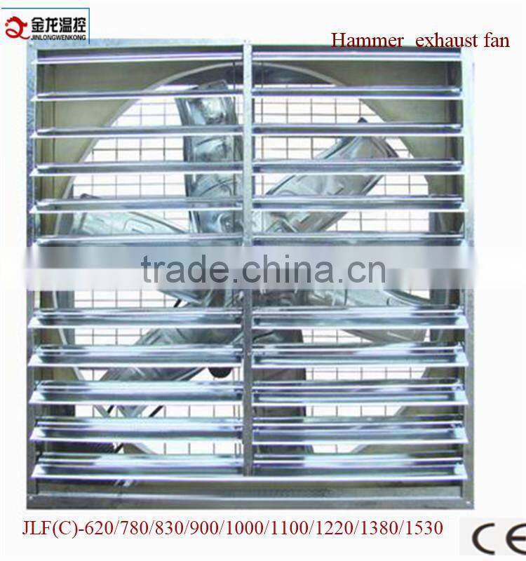 Size 1100*1100*400 mm 750W Exhaust Fan Power for Greenhouse