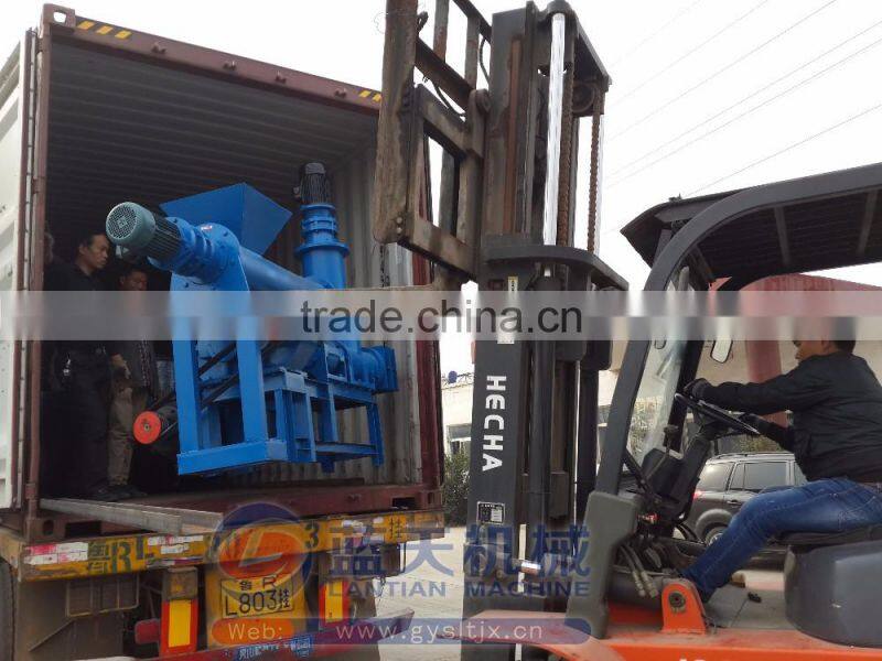 Gold Supplier Indonesia Coconut Shell Charcoal Extruder Shaping Machine