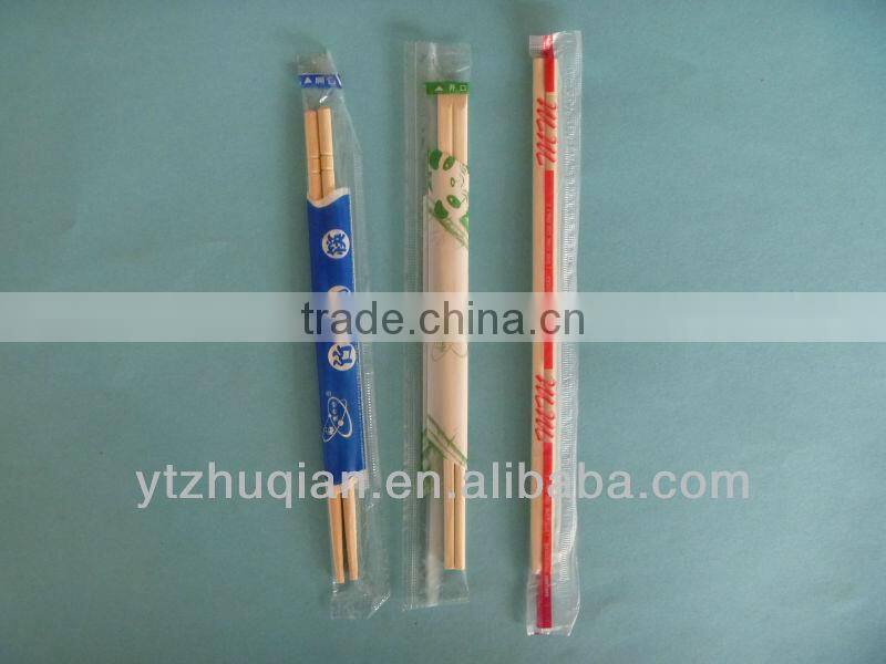Derect manufactory paper package disposable bamboo chopsticks for gift