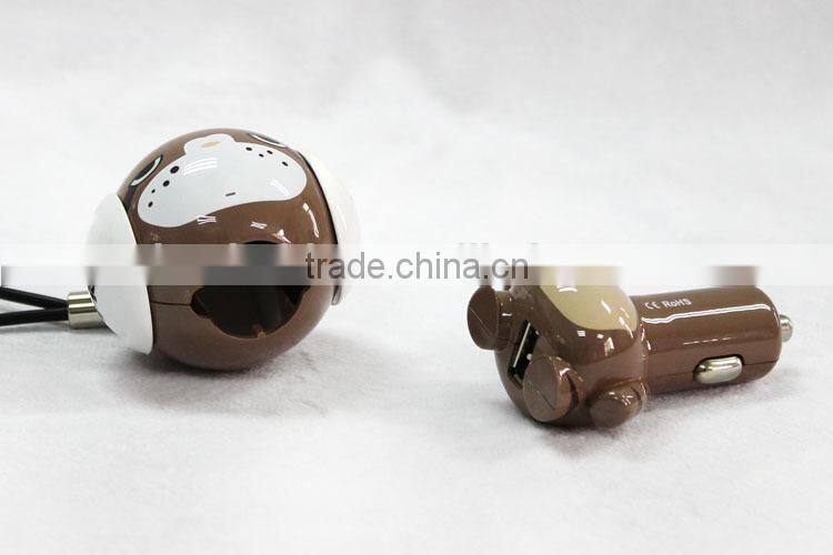 Dog Cartoon 5V 2.1A car charger