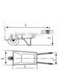 garden tool cart/china wheelbarrow wb7802