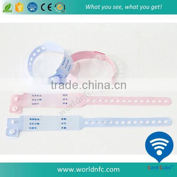 UHF RFID Disposable Medical Paper Wristband