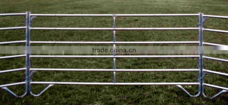 Hot Dipped Galvanized Cattle Yard Steel Panels For Cattle Fence System