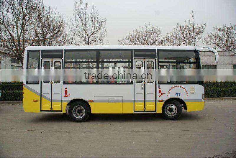 6.6m 23seats shaolin low floor city bus
