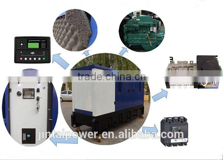 Superior quality silent elecric 40KVA lpg generator with ISO 9001