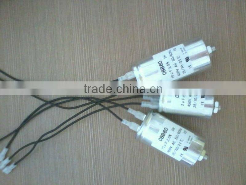 AC electric motor capacitor / AC electric capacitor / AC Polypropylene film capacitor