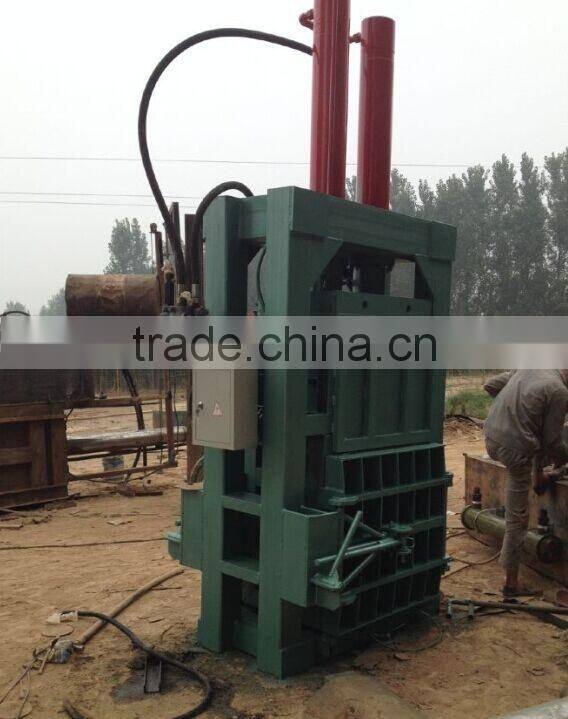 Industrial vertical hydraulic balers,cardboard baling press machine,hydraulic cotton bale press machine DY-80T