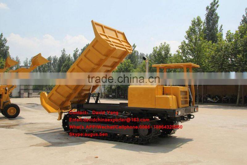 8 tons capacity China brand crawler dumper in stock for sale