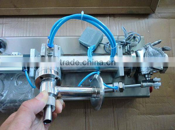 Small Scale Single Head Cream Pneumtic Filling Machine with 100-1000ml