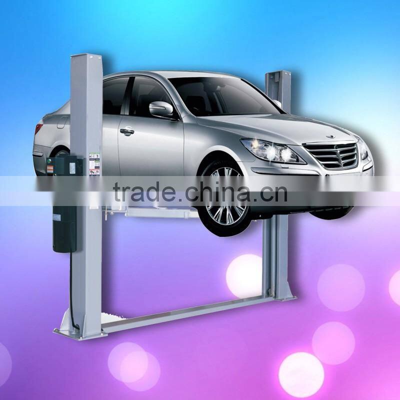 One cylinder Hydraulic lift type and single post design mobile single post lift