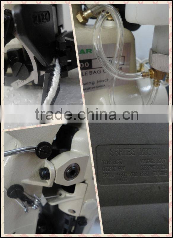 GK2200 single needle double thread industrial portable bag closer