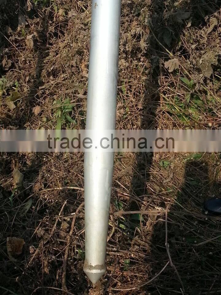 solar ground steel pipe pile