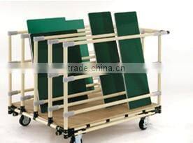China top quality wooden plate for steel pipe workbench/worktable