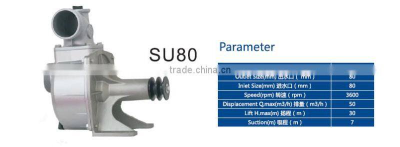 diesel 3 inch pulley water pump