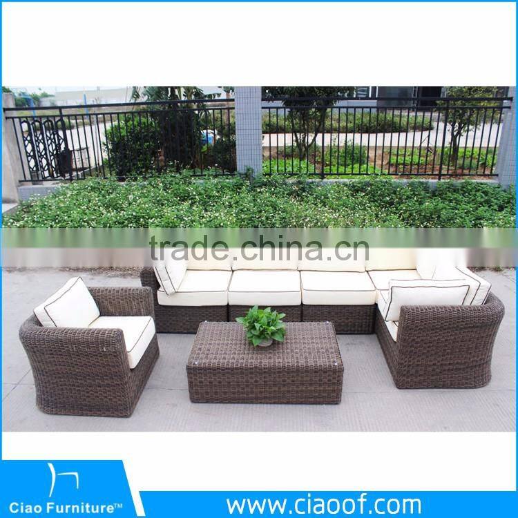 Contemporary Rattan Sofa Set Outdoor Furniture