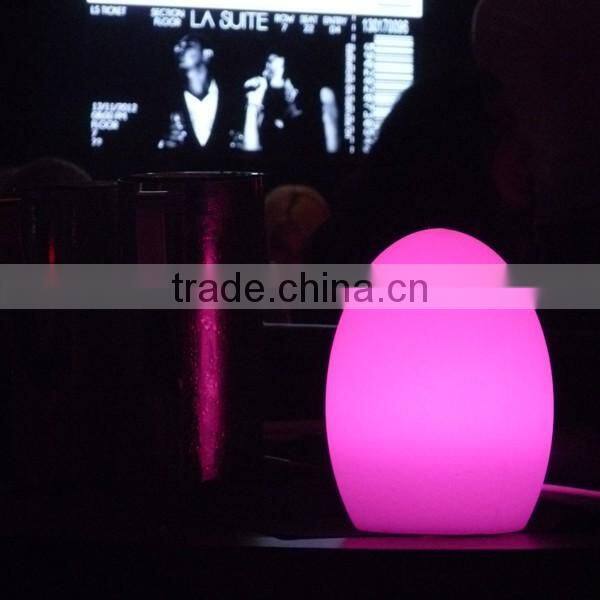 Egg shape rechargeable Battery LED Table Lamp