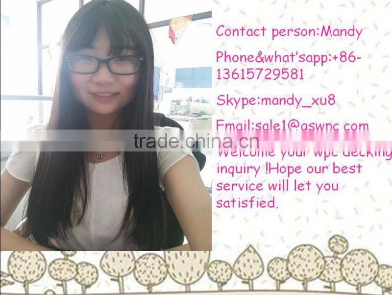 engineered hard wood decking outdoor wpc tiles anti-uv wpc diy tiles