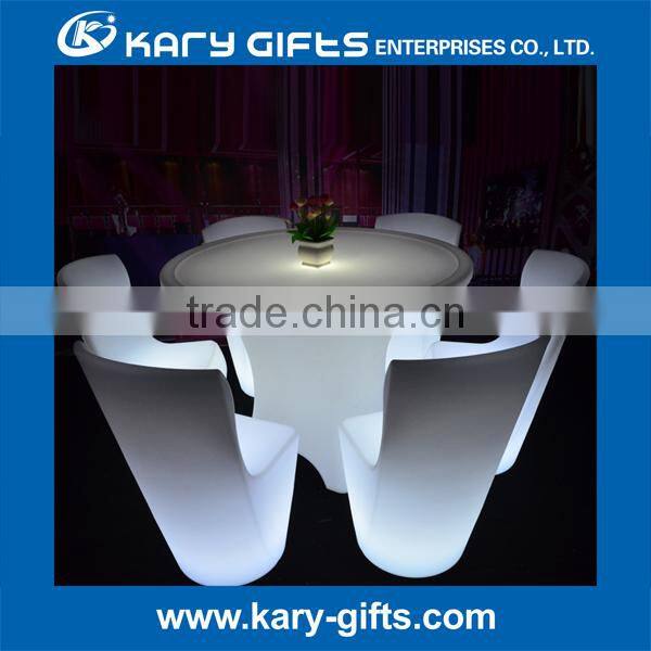LED light up dinning table dinning furniture