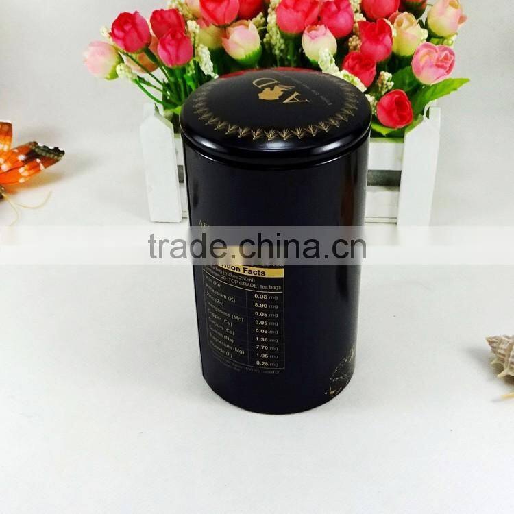 Hot sale round shape coffee packaging tin can