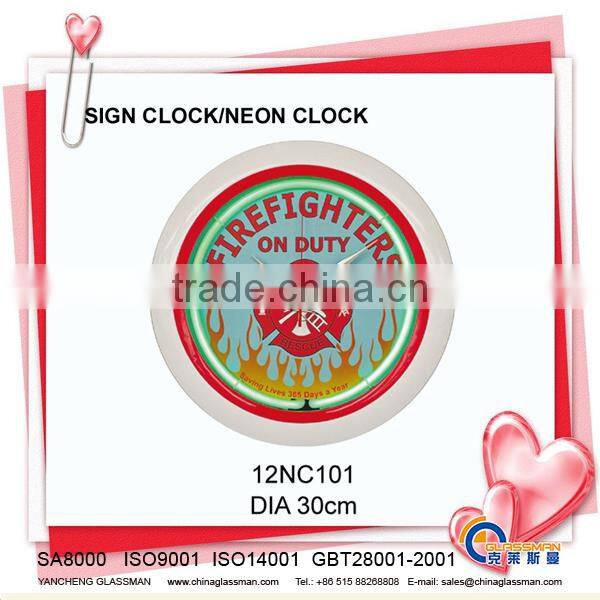 NEON CLOCK WALL CLOCK 12NC101