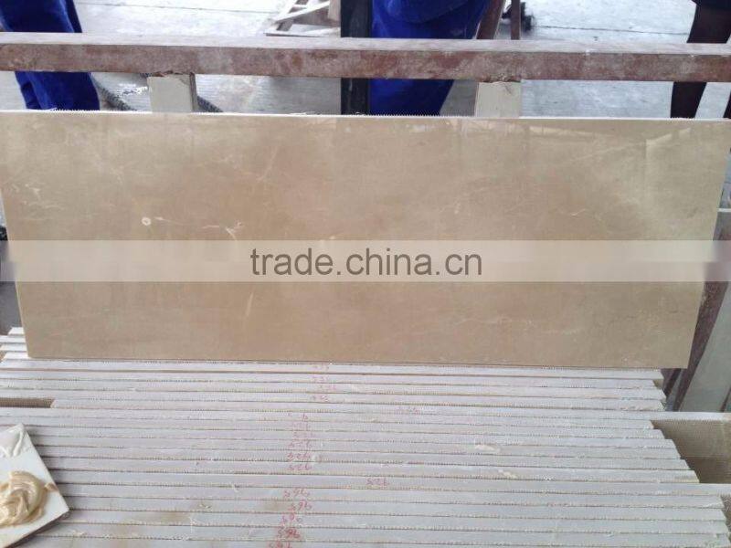 concise polished beige marble tile for floor and wall