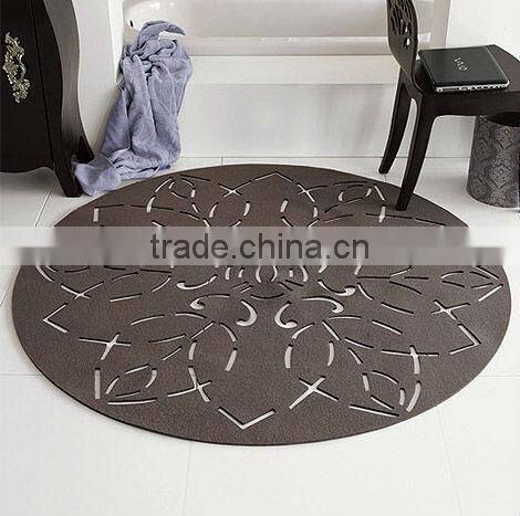 Non-woven needle punched felt exhibition carpet/carpet felt roll