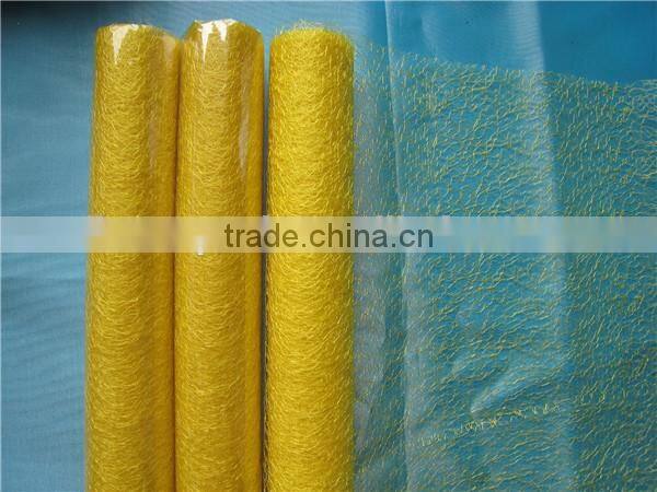 Golden Floristic Decoration Material Roll