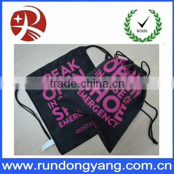plastic drawstring backpack bag