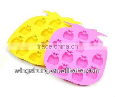 Pineapple shape silicone ice mould mold baking pan tray Ice Freeze Party Drink Mould Jelly Mold Cube Maker