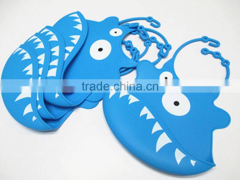 2015 The fashion trend and baby cartoon quirky silicone slobber pocket