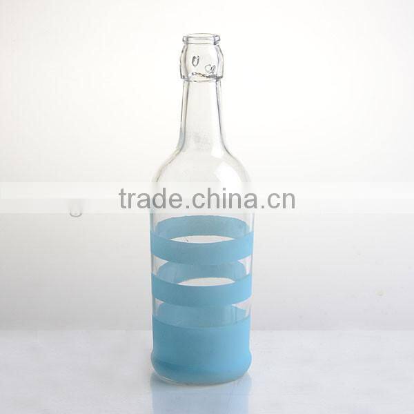 glass bottle with cflip lid