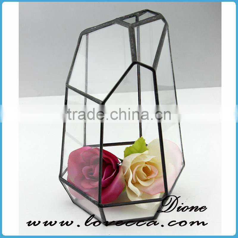 Lovely wholesale plant geometric glass terrarium glass container glass ball