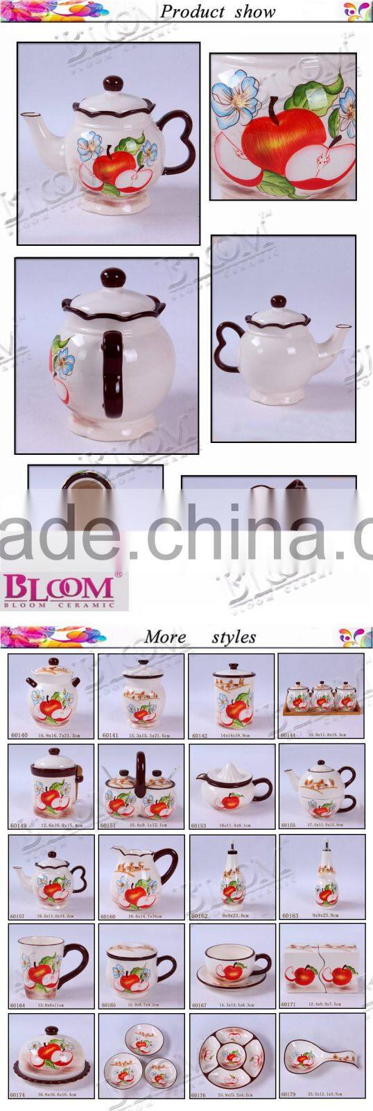 decal desgin home tableware for cheap ceramic teapot