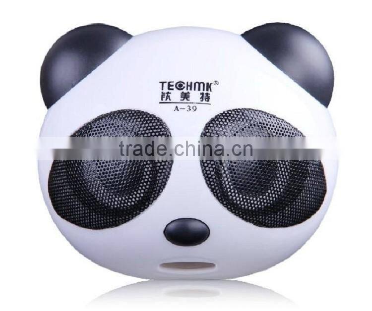 Panda Stereo Speaker for MP3 Player iPod mobile phone