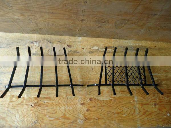 wrought iron fireplace grate
