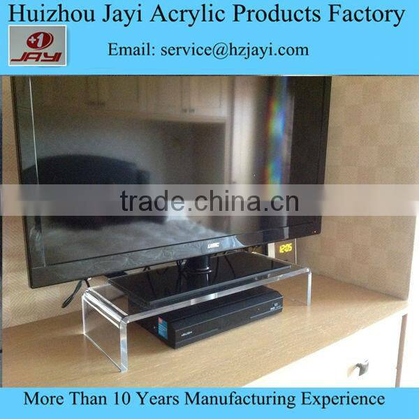 Acrylic lucite waterproof outdoor tv stand modal design