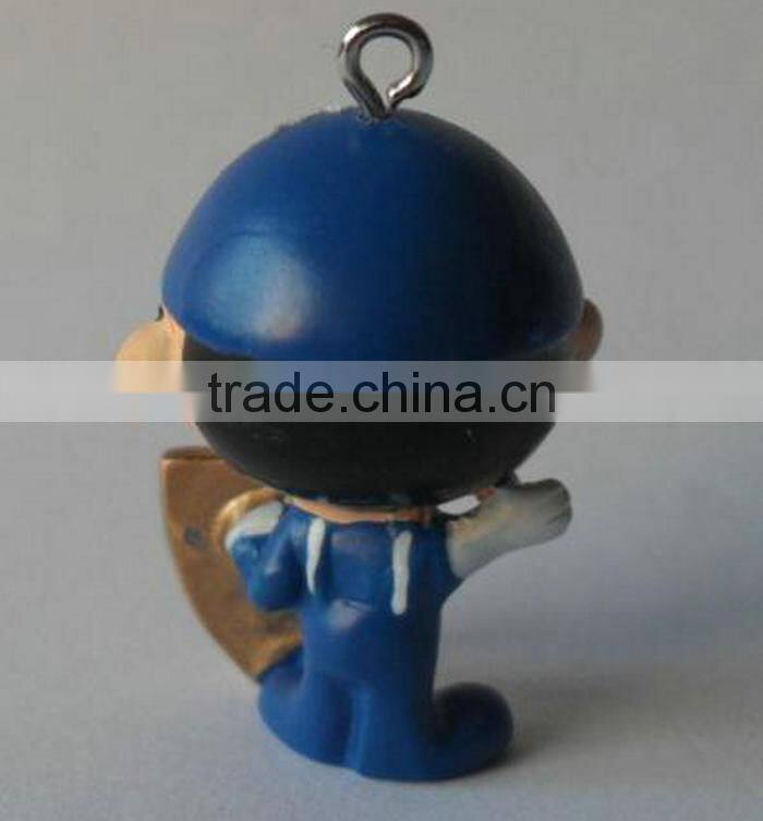 Polyresin boy figurine decoration