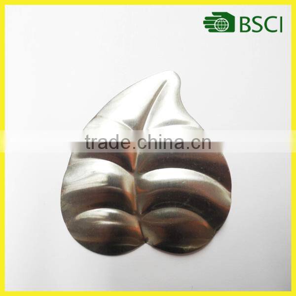 YS15B121 metal leaves for flower arrangements for home decoration or garden decoration