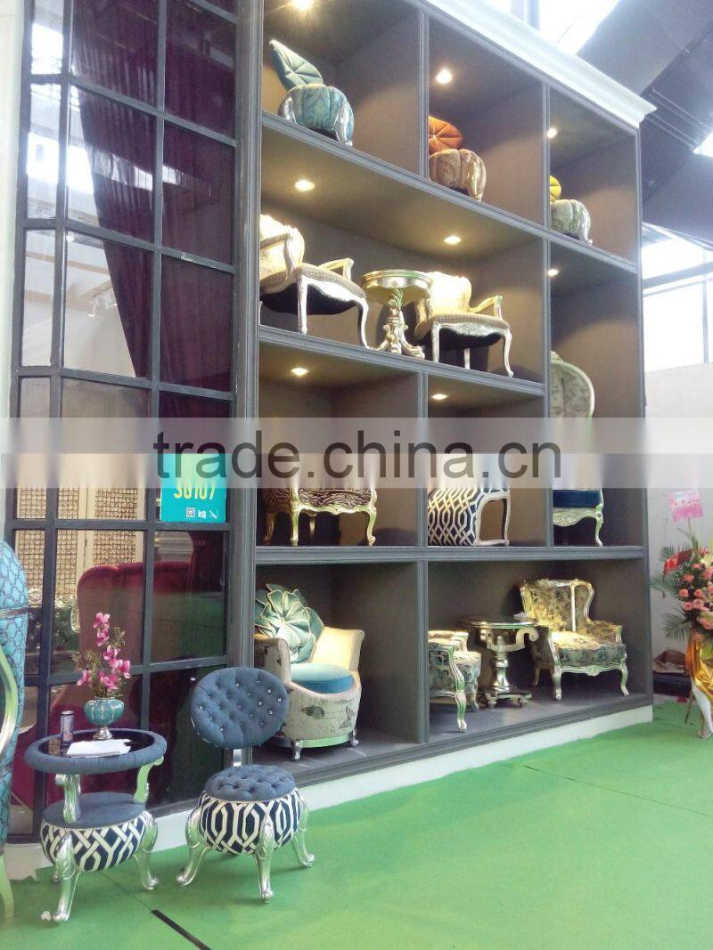 FF2058 fancy fun luxury high back decoration leisure chair red velvet wedding chair hotel photo studio shop window chair