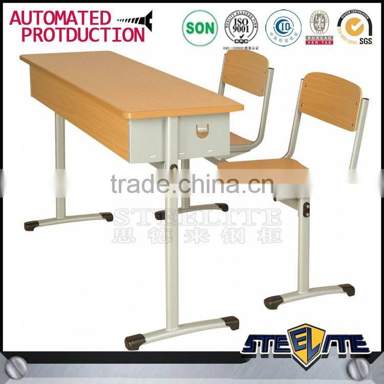 Simple design college school furniture university desks and chairs