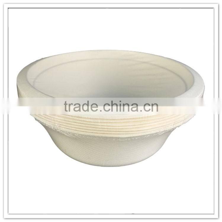 Wholesale eco friendly exported products cheap price white round disposable paper bowl