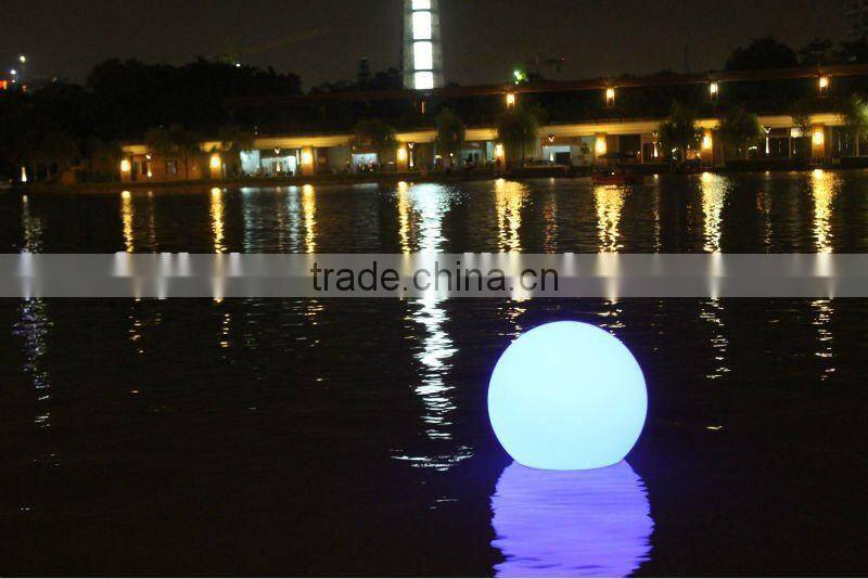 Rechargeable colorful waterproof garden pebble stone light EN003