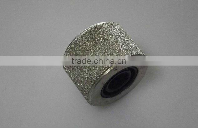 Vacuum brazed diamond abrasive drum wheels for marble